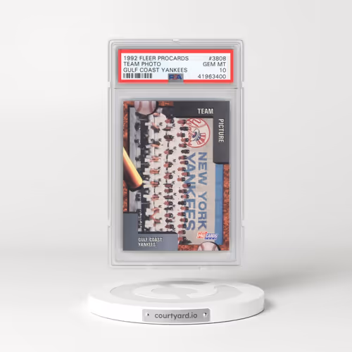 1992 Fleer Procards Gulf Coast Yankees #3808 Team Photo (PSA 10 GEM MINT)