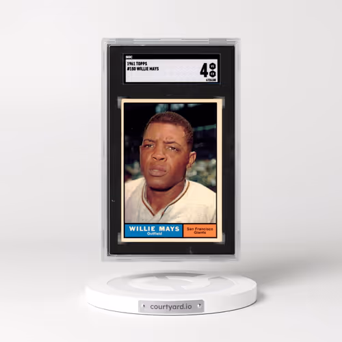 1961 Topps #150 Willie Mays (SGC 4 VG-EX)