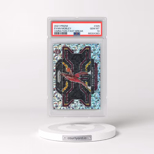 2021 Panini Prizm #325 Evan Mobley - Variation-Fast Break (PSA 10 GEM MINT)