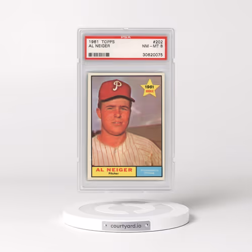 1961 Topps #202 Al Neiger (PSA 8 NM-MT)