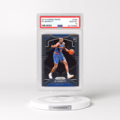 2019 Panini Prizm #250 RJ Barrett (PSA 10 GEM MINT)