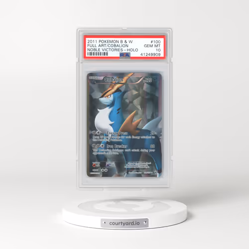 2011 Pokémon Black & White Noble Victories #100 Cobalion - Full Art (PSA 10 GEM MINT)