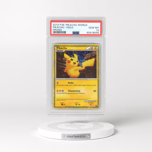 2010 Pokémon Pikachu World Promo Pikachu - Holo (PSA 10 GEM MINT)