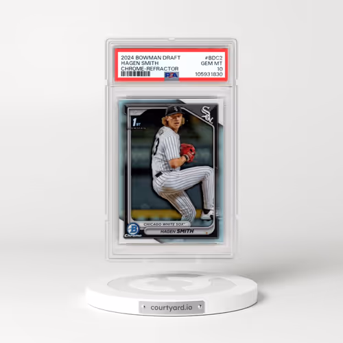 2024 Bowman Draft #BDC2 Hagen Smith - Chrome-Refractor (PSA 10 GEM MINT)