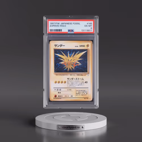 1997 Pokémon Fossil #145 Zapdos - Holo (PSA 6 EX-MT)