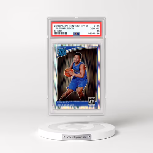 2018 Panini Donruss Optic #179 Jalen Brunson - Shock (PSA 10 GEM MINT)