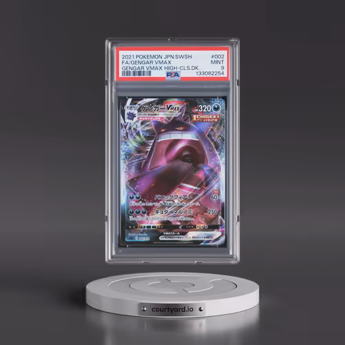 2021 Pokémon Sword & Shield Gengar Vmax High-Class Deck #002 Gengar Vmax - Full Art (PSA 9 MINT)