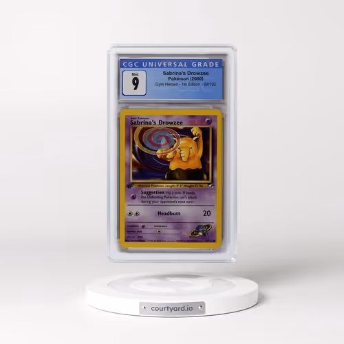 2000 Gym Heroes #92/132 Sabrina's Drowzee - 1st Edition 1st Edition (CGC 9 MINT)