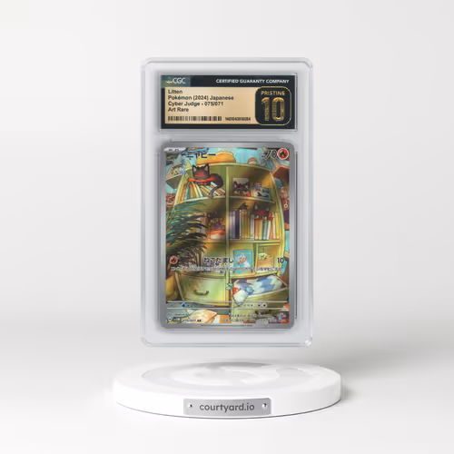 2024 Cyber Judge #075/071 Litten - Art Rare (CGC 10 PRISTINE)