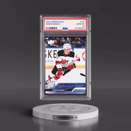2023 Upper Deck #727 Simon Nemec (PSA 10 GEM MINT)
