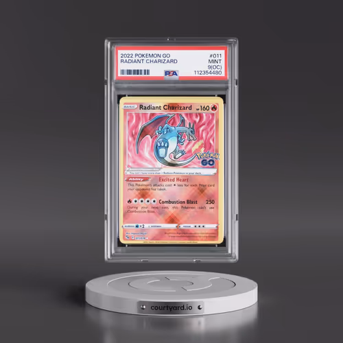 2022 Pokémon Go #011 Radiant Charizard - Holo (PSA 9 MINT)