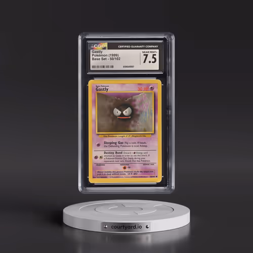 1999 Base Set #50/102 Gastly (CGC 7.5 NM+)