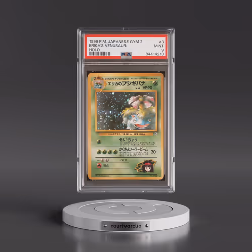 1999 Pokémon Gym 2 #3 Erika's Venusaur - Holo (PSA 9 MINT)