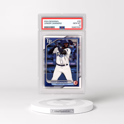 2024 Bowman #20 Junior Caminero (PSA 10 GEM MINT)