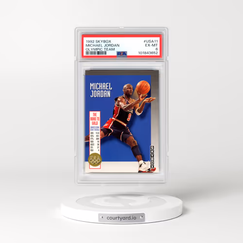 1992 Skybox Olympic Team #USA11 Michael Jordan (PSA 6 EX-MT)
