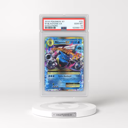 2016 Pokémon XY Evolutions #22 M Blastoise EX - Holo (PSA 10 GEM MINT)