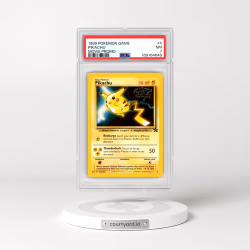 1999 Pokémon Game Movie #4 Pikachu - Movie Promo (PSA 7 NM)