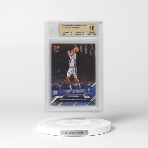2024 Bowman U Now #1 Cooper Flagg (BGS 10 PRISTINE)