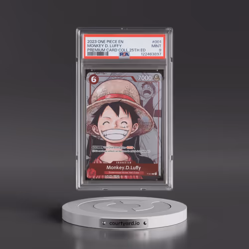 2023 One Piece Premium Bandai Premium Card Collection 25th Edition #001 Monkey D. Luffy (PSA 9 MINT)