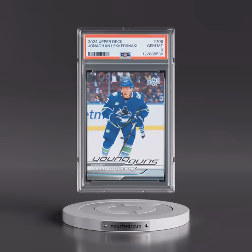2024 Upper Deck #706 Jonathan Lekkerimaki (PSA 10 GEM MINT)