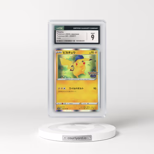 2022 Pokémon GO #028/071 Pikachu - Holo (CGC 9 MINT)