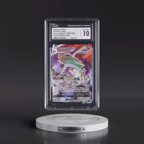 2022 Silver Tempest #TG20/TG30 Rayquaza VMAX - Trainer Gallery Holo (CGC 10 GEM MINT)