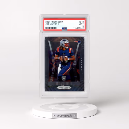 2024 Panini Prizm Deca #218 Joe Milton III (PSA 9 MINT)