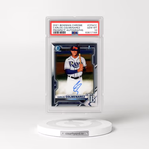 2021 Bowman Chrome Prospect Autographs #CPACC Carlos Colmenarez (PSA 10 GEM MINT)