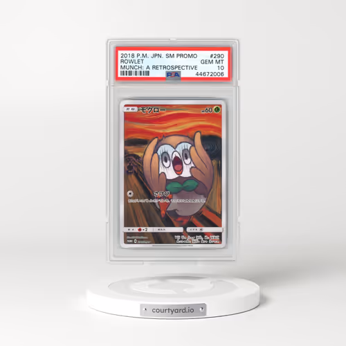 2018 Pokémon SM Promo #290 Rowlet - Munch: A Retrospective (PSA 10 GEM MINT)