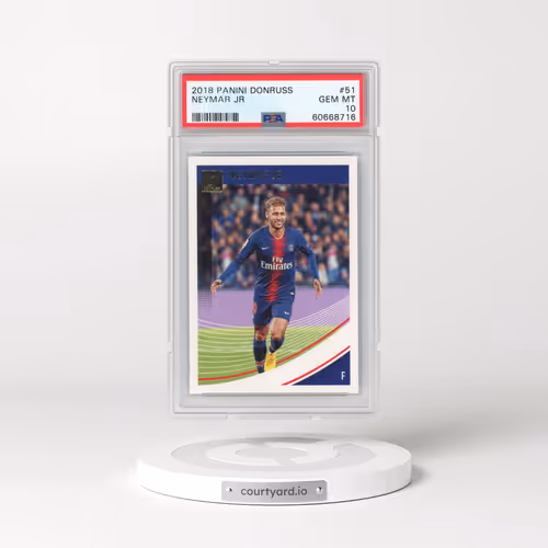 2018 Panini Donruss #51 Neymar Jr (PSA 10 GEM MINT)