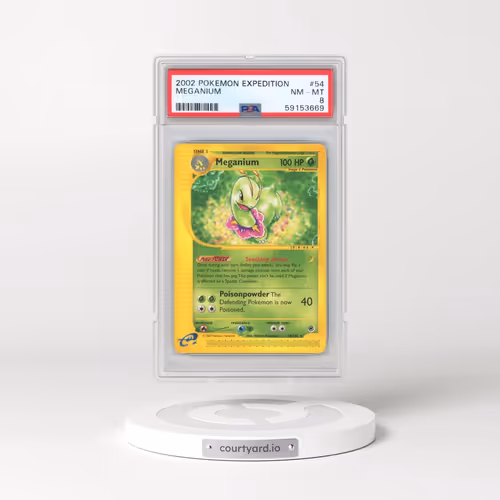 2002 Pokémon Expedition #54 Meganium (PSA 8 NM-MT)