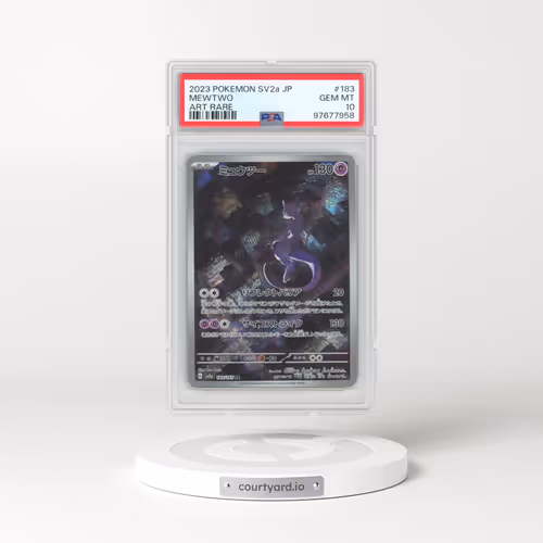 2023 Pokémon Sv2a-Pokemon 151 #183 Mewtwo - Art Rare (PSA 10 GEM MINT)