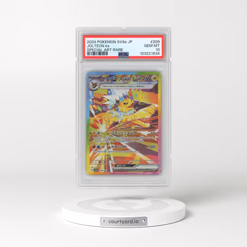 2024 Pokémon Sv8a-Terastal Fest EX #209 Jolteon EX - Holo Special Art Rare (PSA 10 GEM MINT)