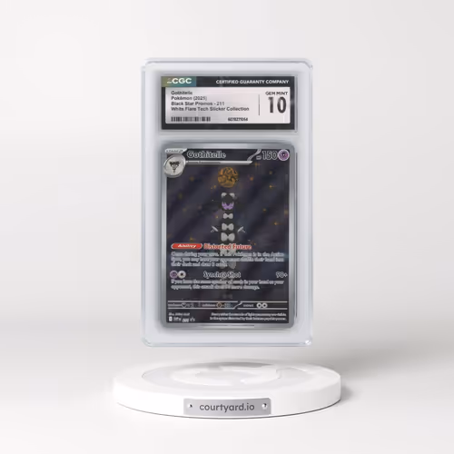 2025 Pokémon Svp EN-SV Black Star Promo #211 Gothitelle - White Flare Tech Sticker Collection (CGC 1
