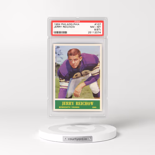 1964 Philadelphia #107 Jerry Reichow (PSA 8 NM-MT)
