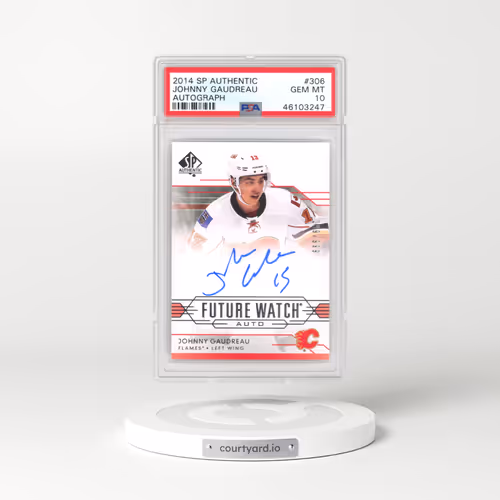 2014 SP Authentic #306 Johnny Gaudreau - Autograph (PSA 10 GEM MINT)