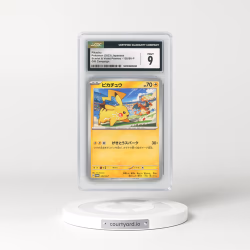 2009 Supreme Victors #120/147 Pikachu - Gym Event Campaign (CGC 9 MINT)
