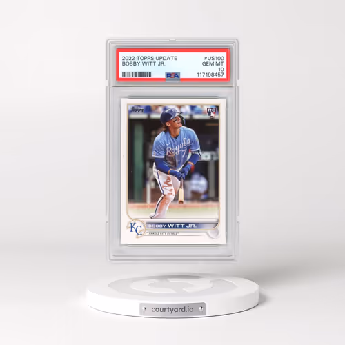 2022 Topps Update #US100 Bobby Witt Jr. (PSA 10 GEM MINT)