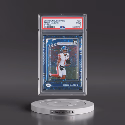 2024 Panini Donruss Optic #271 Malik Nabers - Stars (PSA 9 MINT)