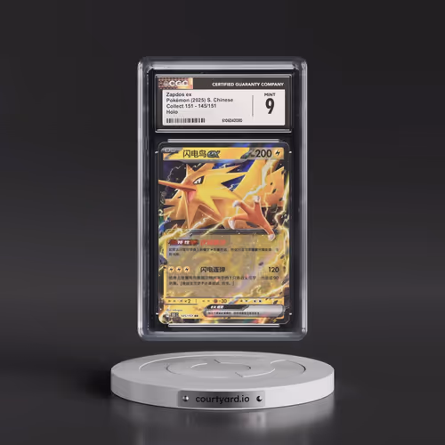 2024 Collect 151 - 151 C - Simplified #145/151 Zapdos ex - Holo (CGC 9 MINT)