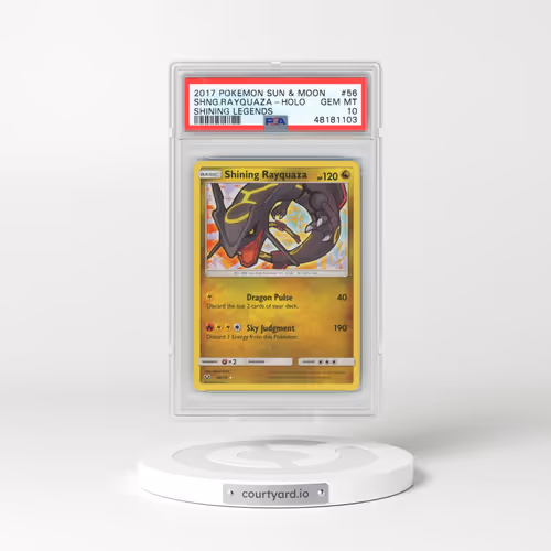 2017 Pokémon Sun & Moon Shining Legends #56 Shining Rayquaza - Holo Holo (PSA 10 GEM MINT)