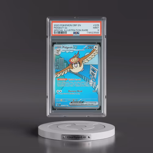 2023 Pokémon Obf EN-Obsidian Flames #225 Pidgeot EX - Holo Special Illustration Rare (PSA 9 MINT)