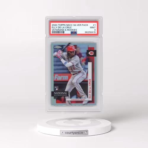 2024 Topps National Sports Collectors Convention Silver Pack Veterans and Rookies #1 Elly de La Cruz (PSA 9 MINT)