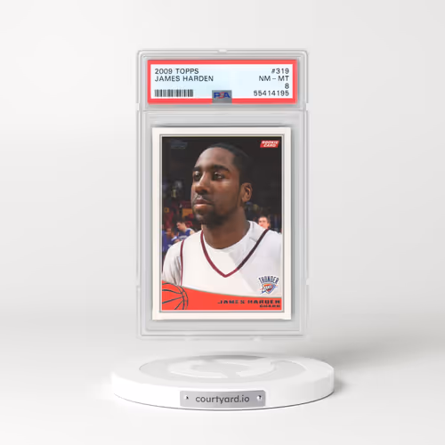 2009 Topps #319 James Harden (PSA 8 NM-MT)