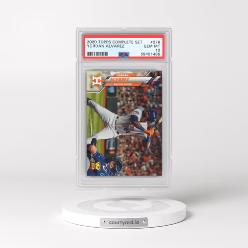 2020 Topps Complete Set #276 Yordan Alvarez (PSA 10 GEM MINT)