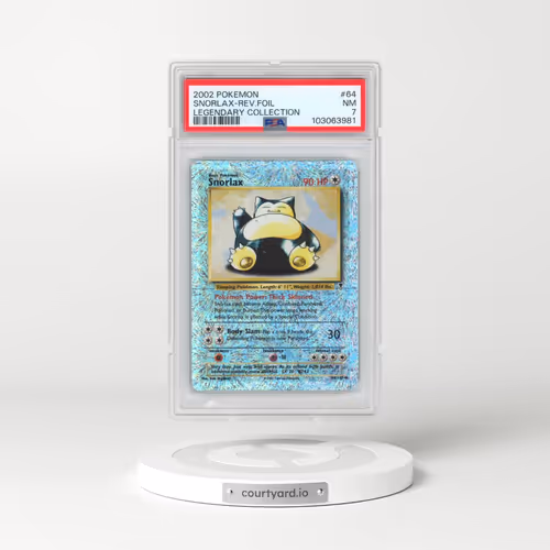2002 Pokémon Legendary Collection #64 Snorlax - Reverse Foil (PSA 7 NM)