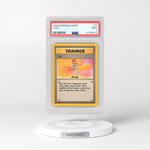 1999 Pokémon Game #75 Lass (PSA 9 MINT)