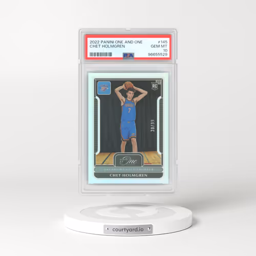 2022 Panini One and One #145 Chet Holmgren (PSA 10 GEM MINT)