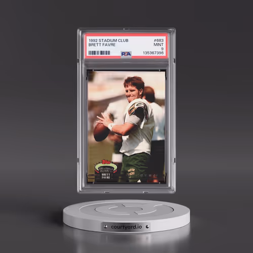 1992 Stadium Club #683 Brett Favre (PSA 9 MINT)