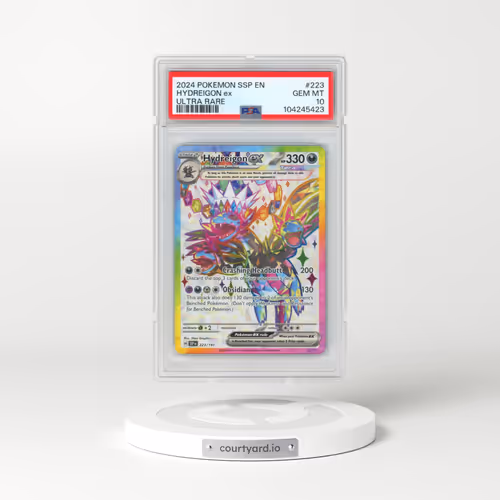 2024 Pokémon Ssp EN-Surging Sparks #223 Hydreigon EX - Holo Ultra Rare (PSA 10 GEM MINT)